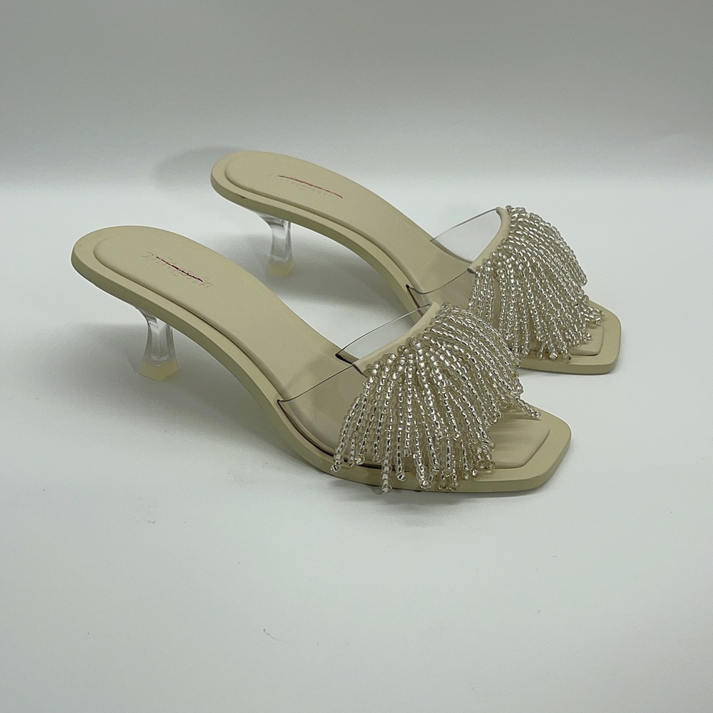 Cult Gaia Uma Beaded Mules - Picture 5 of 11
